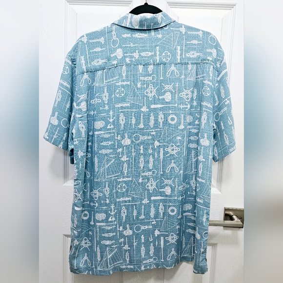 Quicksilver Watermans Collection Comfort Fit Blue Nautical Knots - Picture 2 of 13